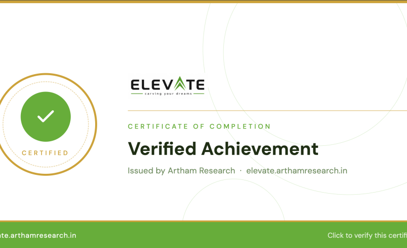 ELEVATE Certificate Badge